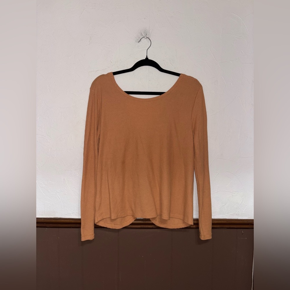 Bluenotes — Orange Twist Back Longsleeve